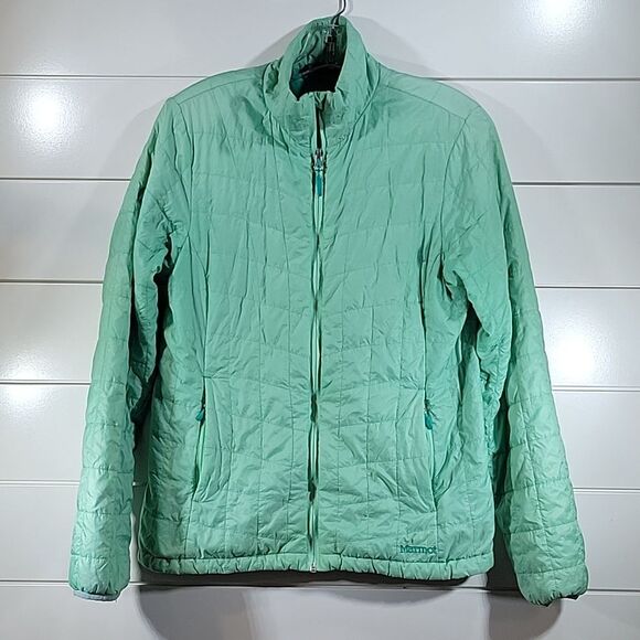 Marmot Green Frost Calen Jacket Mint Colored - Picture 2 of 11